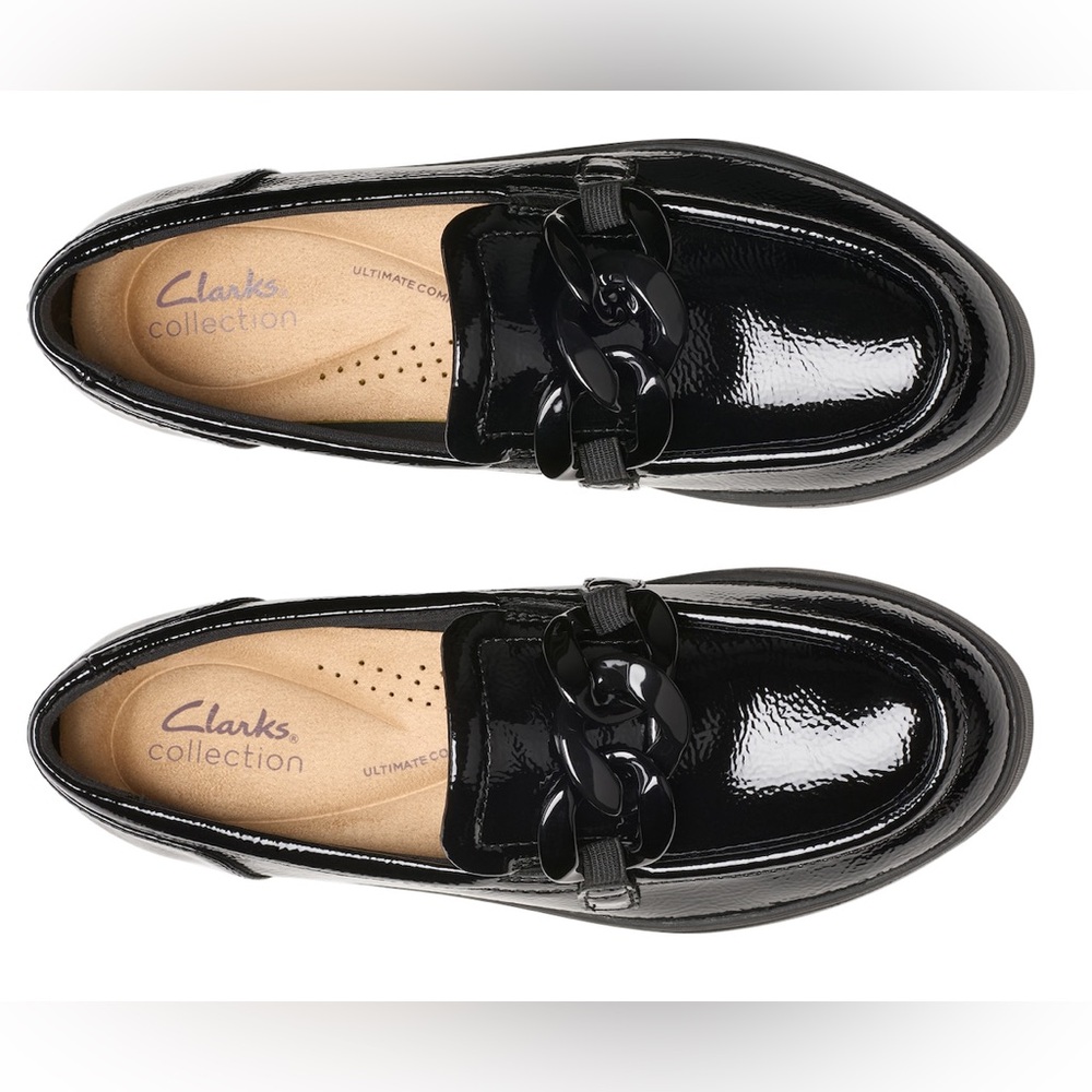 New Clarks Zylah Wedge Loafer 5M